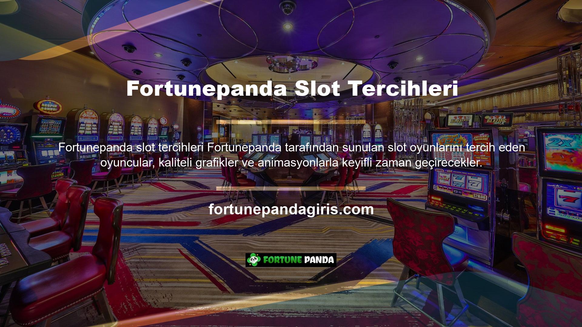 Fortunepanda slot makinelerinde yüksek yuva aralığı